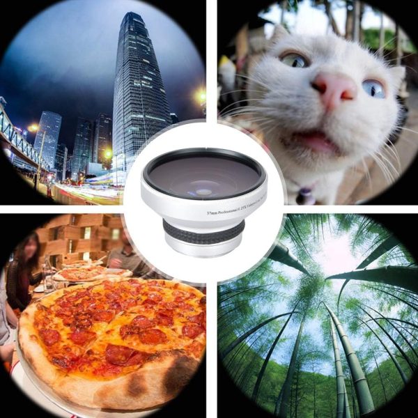 37mm 0.25X Super Fisheye Additional Lens - Strong Applicability - for Macro Closeup - for 37mm Caliber Camera Lenses - Image 3